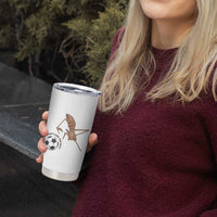 Funny Marcus The Worm Soccer Lover Tumbler Cup I Do Not Like This Ball