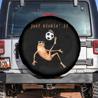Funny Marcus The Worm Soccer Lover Spare Tire Cover Just Kickin It