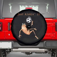 Funny Marcus The Worm Soccer Lover Spare Tire Cover Just Kickin It