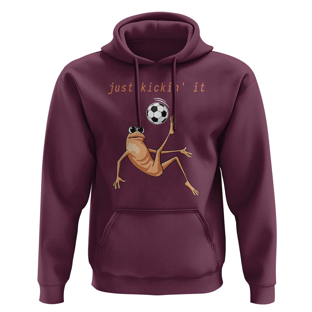 Funny Marcus The Worm Soccer Lover Hoodie Just Kickin It