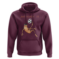 Funny Marcus The Worm Soccer Lover Hoodie Just Kickin It
