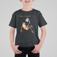Funny Marcus The Worm Soccer Lover T Shirt For Kid Just Kickin It