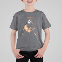 Funny Marcus The Worm Soccer Lover T Shirt For Kid Just Kickin It