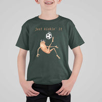 Funny Marcus The Worm Soccer Lover T Shirt For Kid Just Kickin It