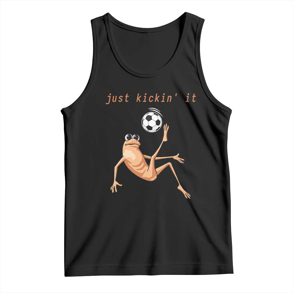 Funny Marcus The Worm Soccer Lover Tank Top Just Kickin It