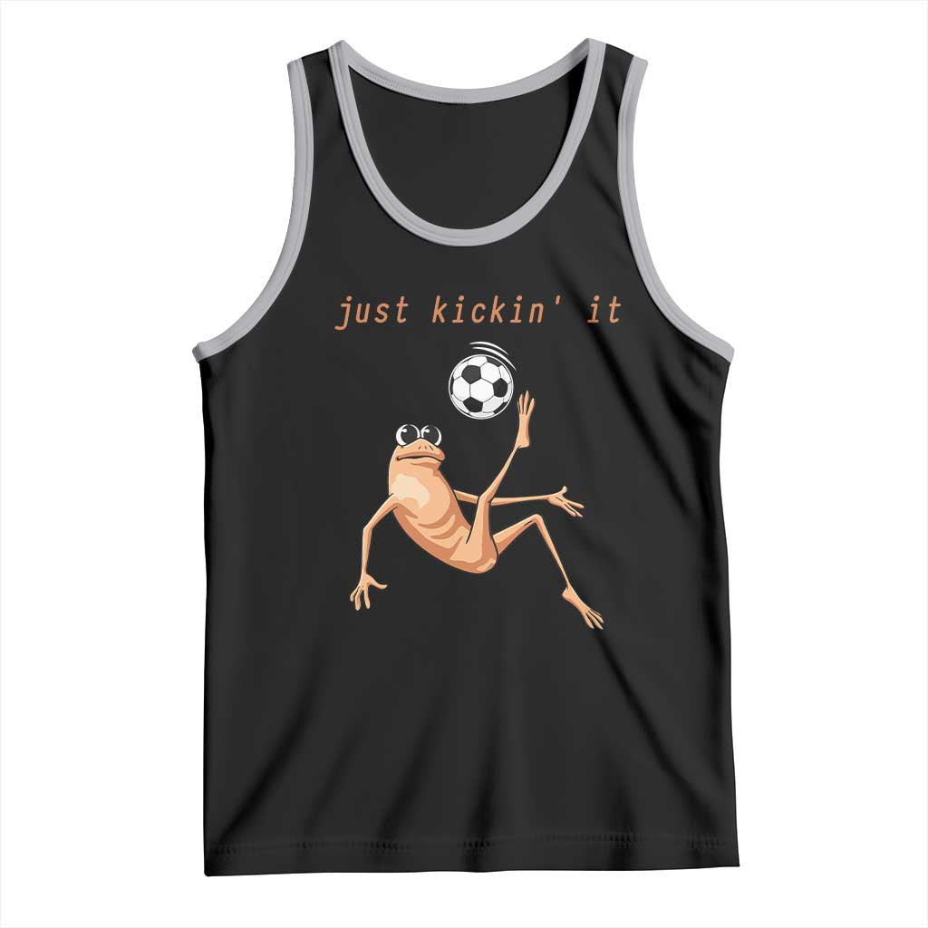 Funny Marcus The Worm Soccer Lover Tank Top Just Kickin It