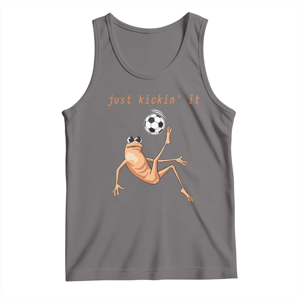 Funny Marcus The Worm Soccer Lover Tank Top Just Kickin It