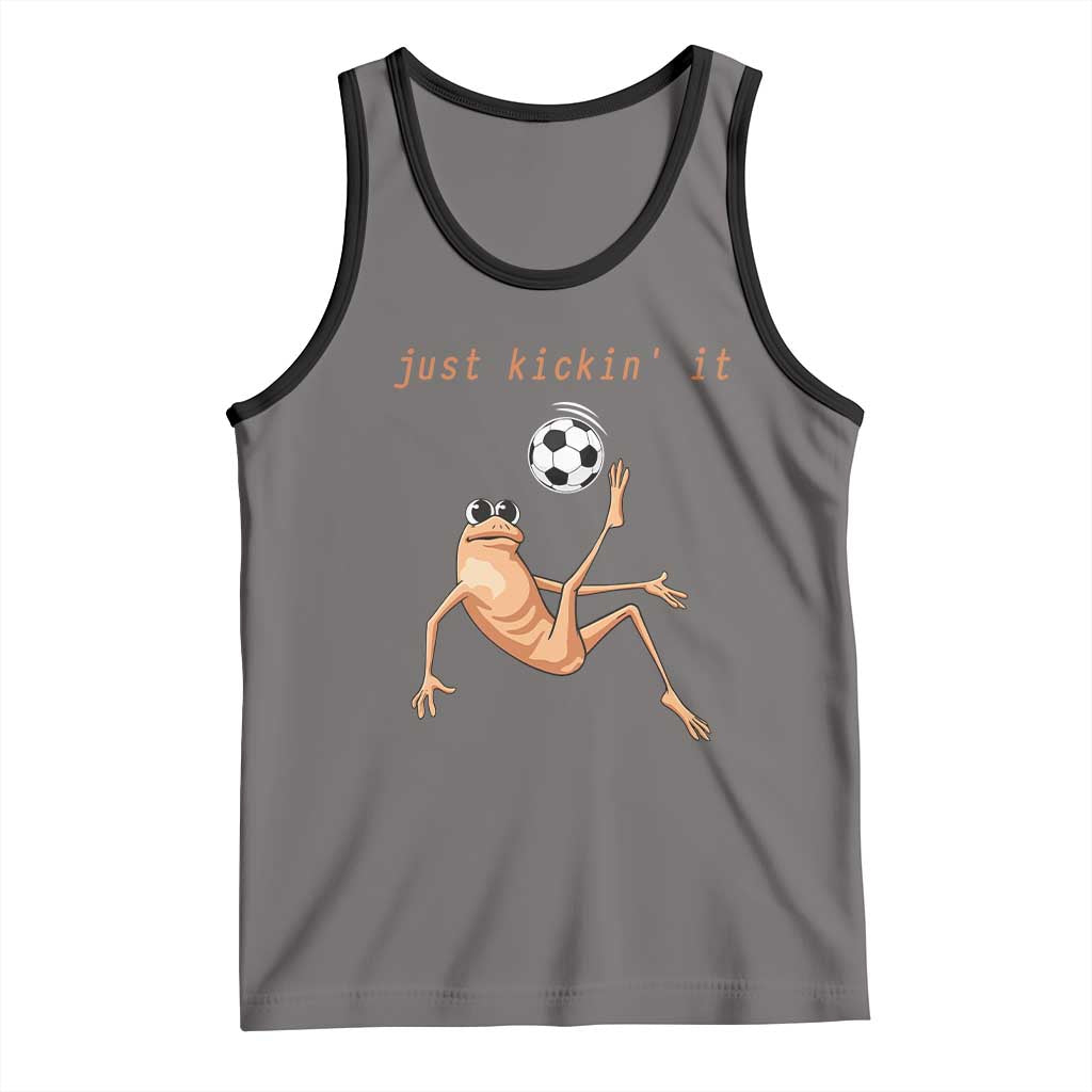 Funny Marcus The Worm Soccer Lover Tank Top Just Kickin It
