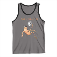 Funny Marcus The Worm Soccer Lover Tank Top Just Kickin It