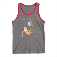 Funny Marcus The Worm Soccer Lover Tank Top Just Kickin It