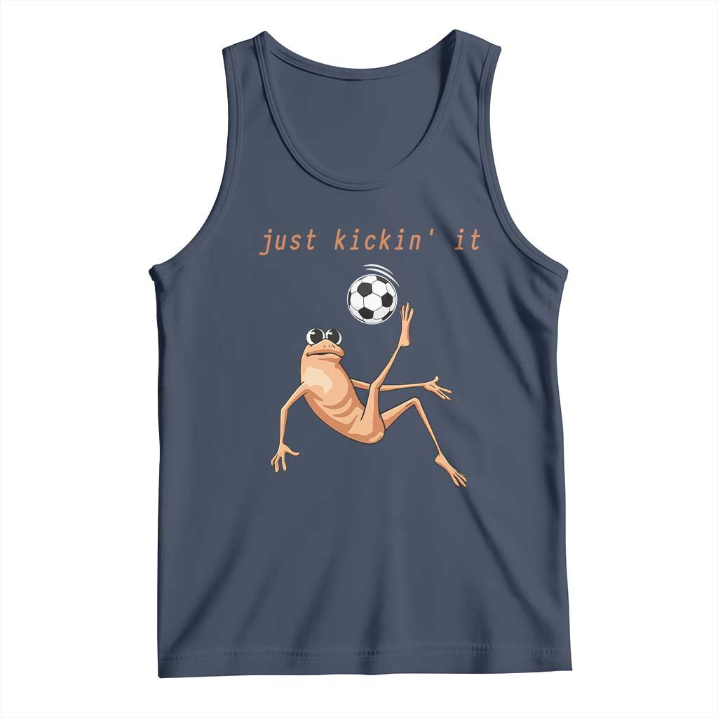 Funny Marcus The Worm Soccer Lover Tank Top Just Kickin It