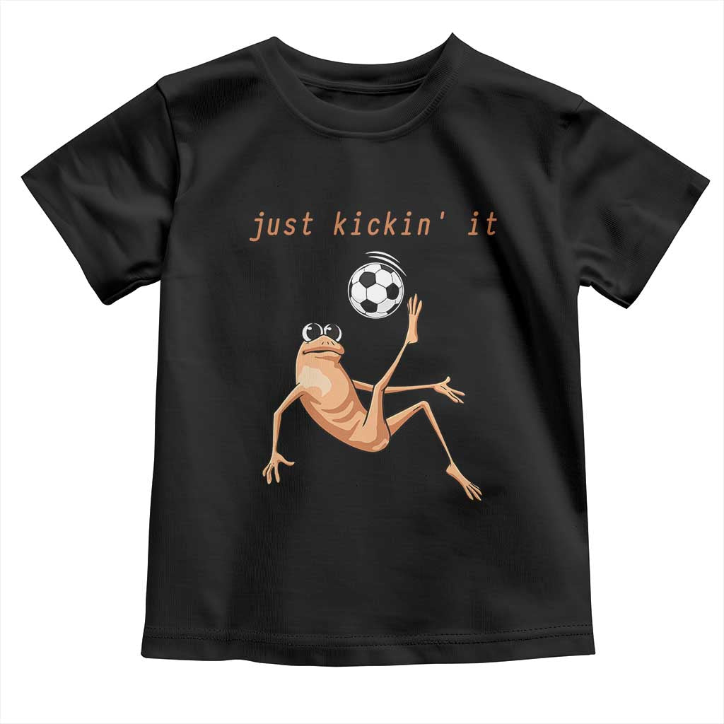 Funny Marcus The Worm Soccer Lover Toddler T Shirt Just Kickin It