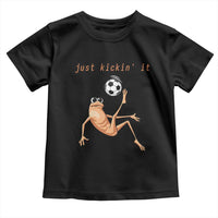 Funny Marcus The Worm Soccer Lover Toddler T Shirt Just Kickin It