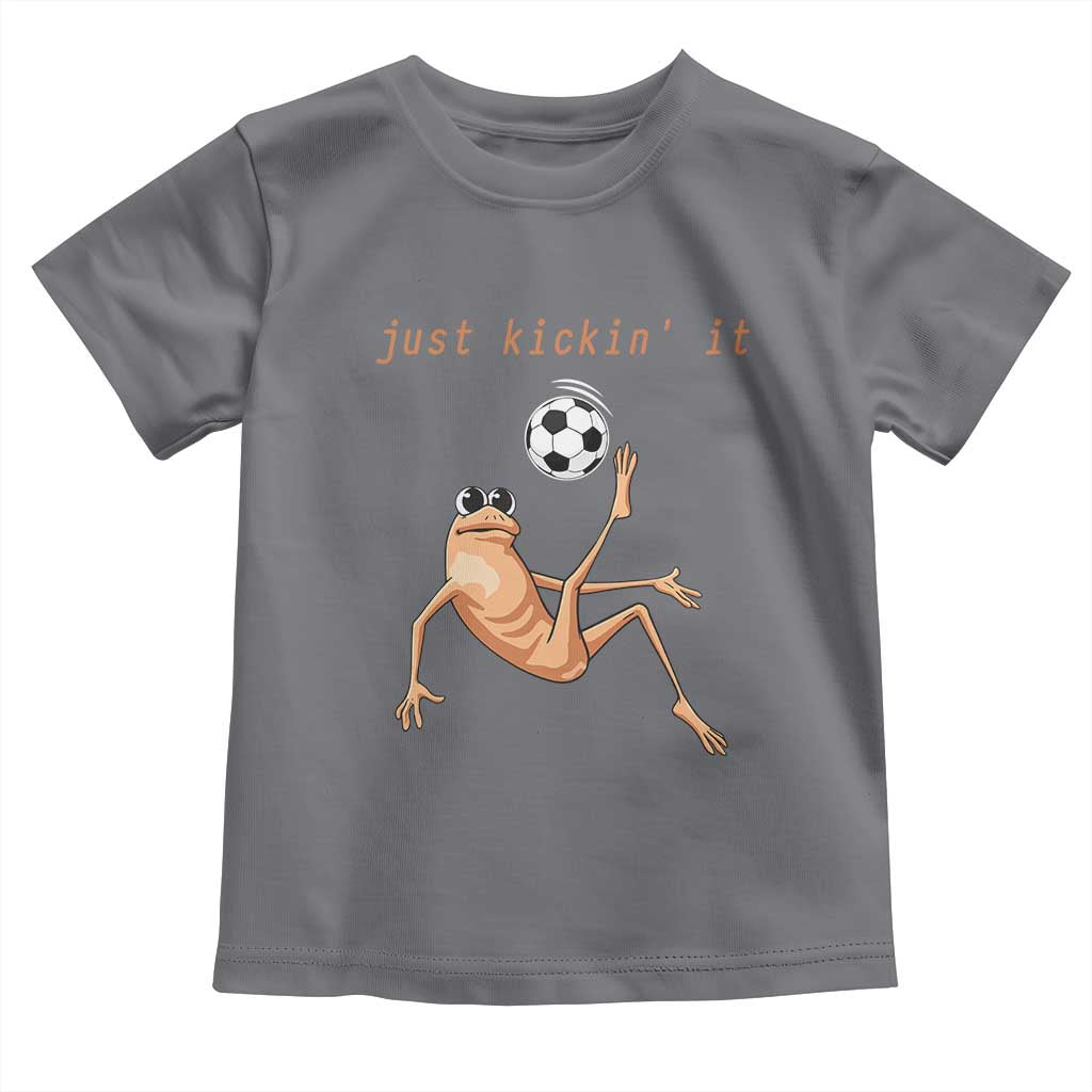 Funny Marcus The Worm Soccer Lover Toddler T Shirt Just Kickin It