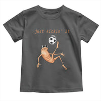 Funny Marcus The Worm Soccer Lover Toddler T Shirt Just Kickin It