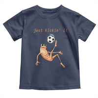 Funny Marcus The Worm Soccer Lover Toddler T Shirt Just Kickin It