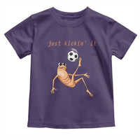 Funny Marcus The Worm Soccer Lover Toddler T Shirt Just Kickin It