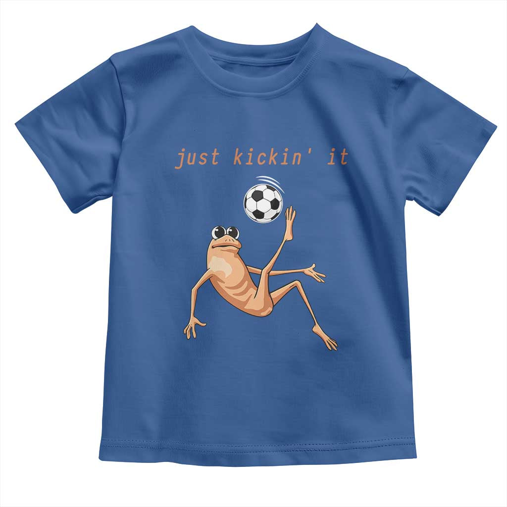 Funny Marcus The Worm Soccer Lover Toddler T Shirt Just Kickin It