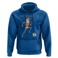 Just Kickin It Hoodie Funny Marcus The Worm Soccer Meme