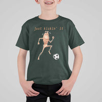 Just Kickin It T Shirt For Kid Funny Marcus The Worm Soccer Meme
