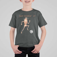 Just Kickin It T Shirt For Kid Funny Marcus The Worm Soccer Meme