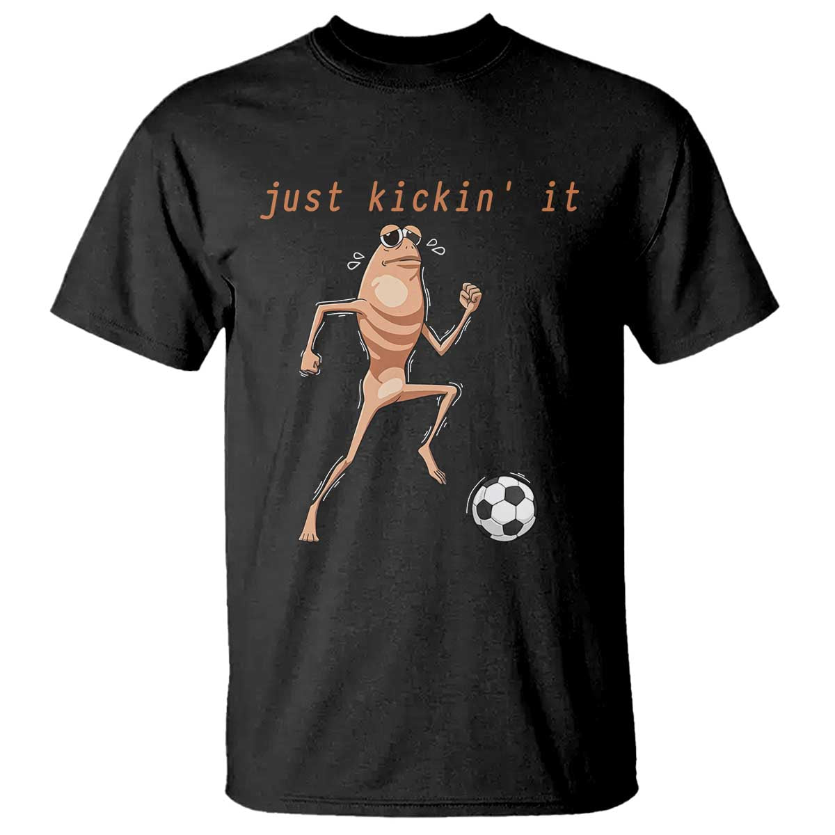 Just Kickin It T Shirt Funny Marcus The Worm Soccer Meme