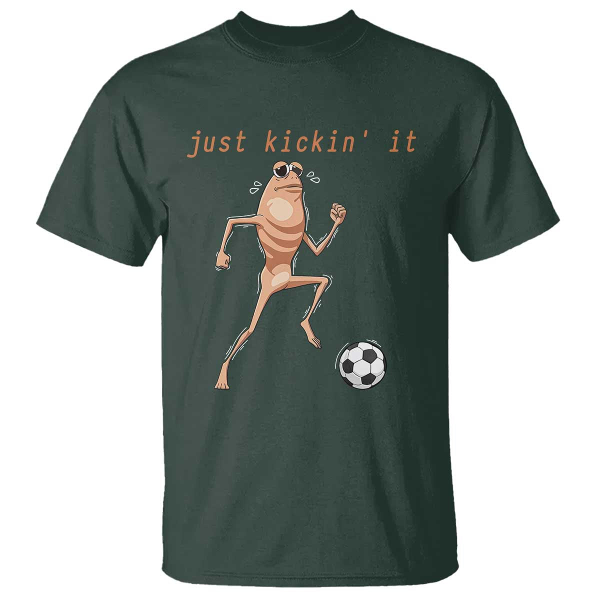 Just Kickin It T Shirt Funny Marcus The Worm Soccer Meme