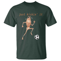 Just Kickin It T Shirt Funny Marcus The Worm Soccer Meme