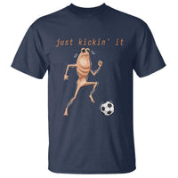 Just Kickin It T Shirt Funny Marcus The Worm Soccer Meme