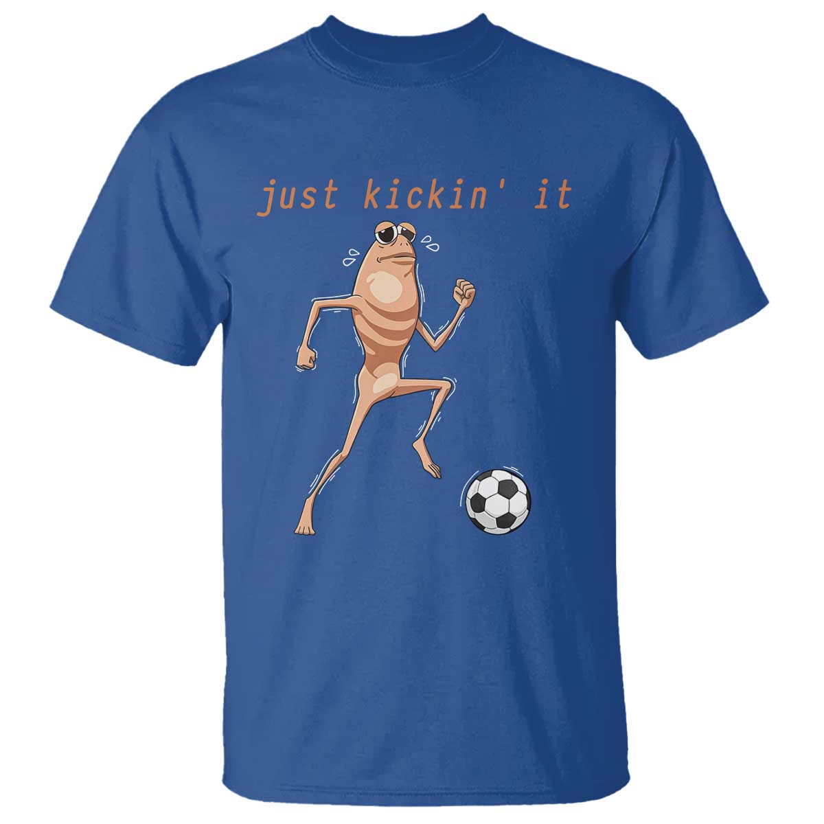 Just Kickin It T Shirt Funny Marcus The Worm Soccer Meme