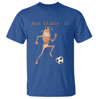 Just Kickin It T Shirt Funny Marcus The Worm Soccer Meme