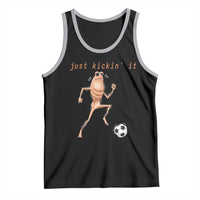 Just Kickin It Tank Top Funny Marcus The Worm Soccer Meme