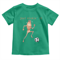 Just Kickin It Toddler T Shirt Funny Marcus The Worm Soccer Meme