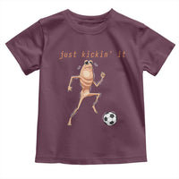 Just Kickin It Toddler T Shirt Funny Marcus The Worm Soccer Meme