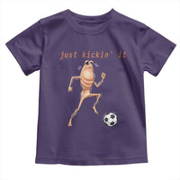 Just Kickin It Toddler T Shirt Funny Marcus The Worm Soccer Meme