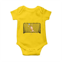 Funny Marcus The Worm Soccer Goalkeeper Gift Baby Onesie
