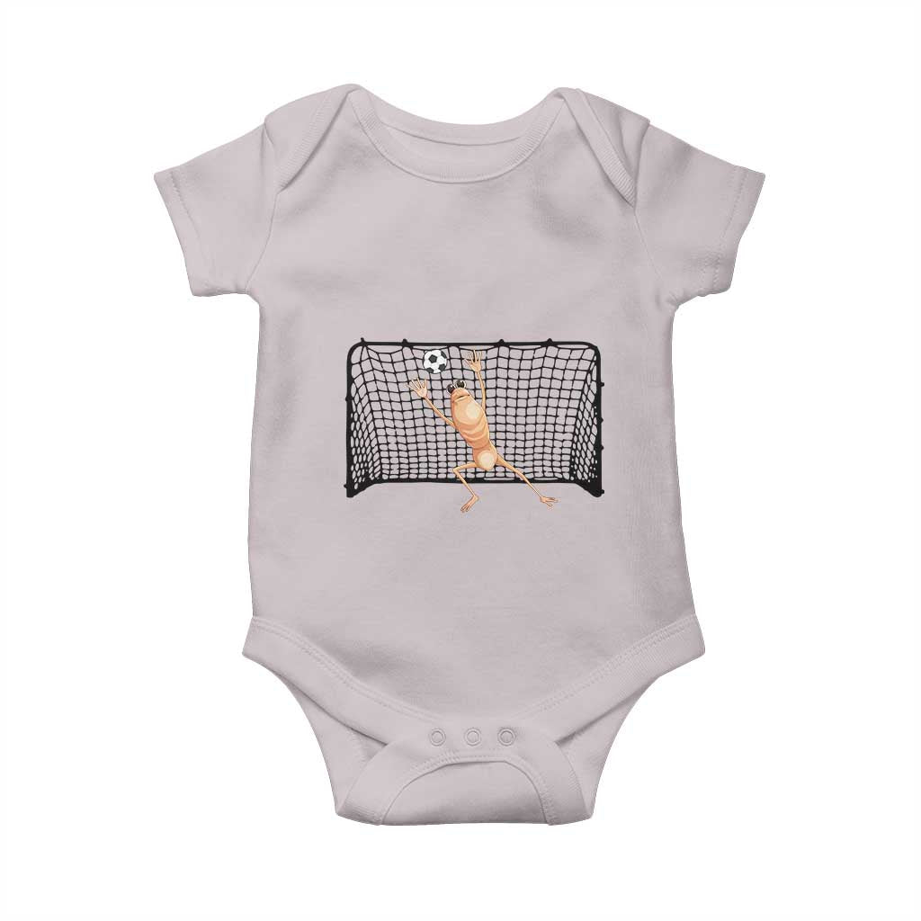 Funny Marcus The Worm Soccer Goalkeeper Gift Baby Onesie