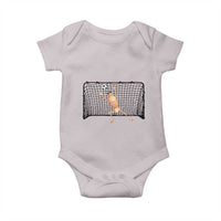 Funny Marcus The Worm Soccer Goalkeeper Gift Baby Onesie