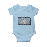 Funny Marcus The Worm Soccer Goalkeeper Gift Baby Onesie