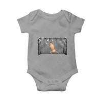Funny Marcus The Worm Soccer Goalkeeper Gift Baby Onesie