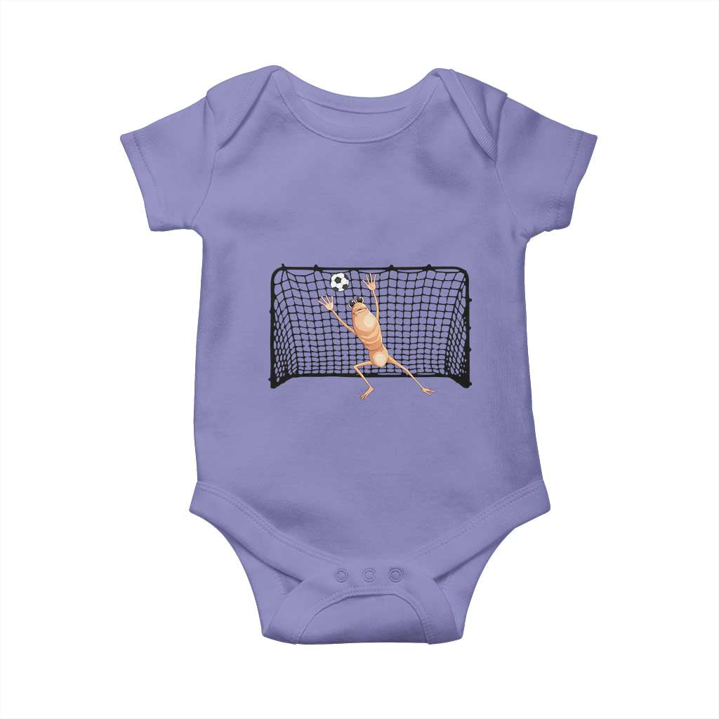 Funny Marcus The Worm Soccer Goalkeeper Gift Baby Onesie