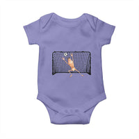 Funny Marcus The Worm Soccer Goalkeeper Gift Baby Onesie