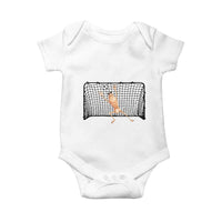 Funny Marcus The Worm Soccer Goalkeeper Gift Baby Onesie