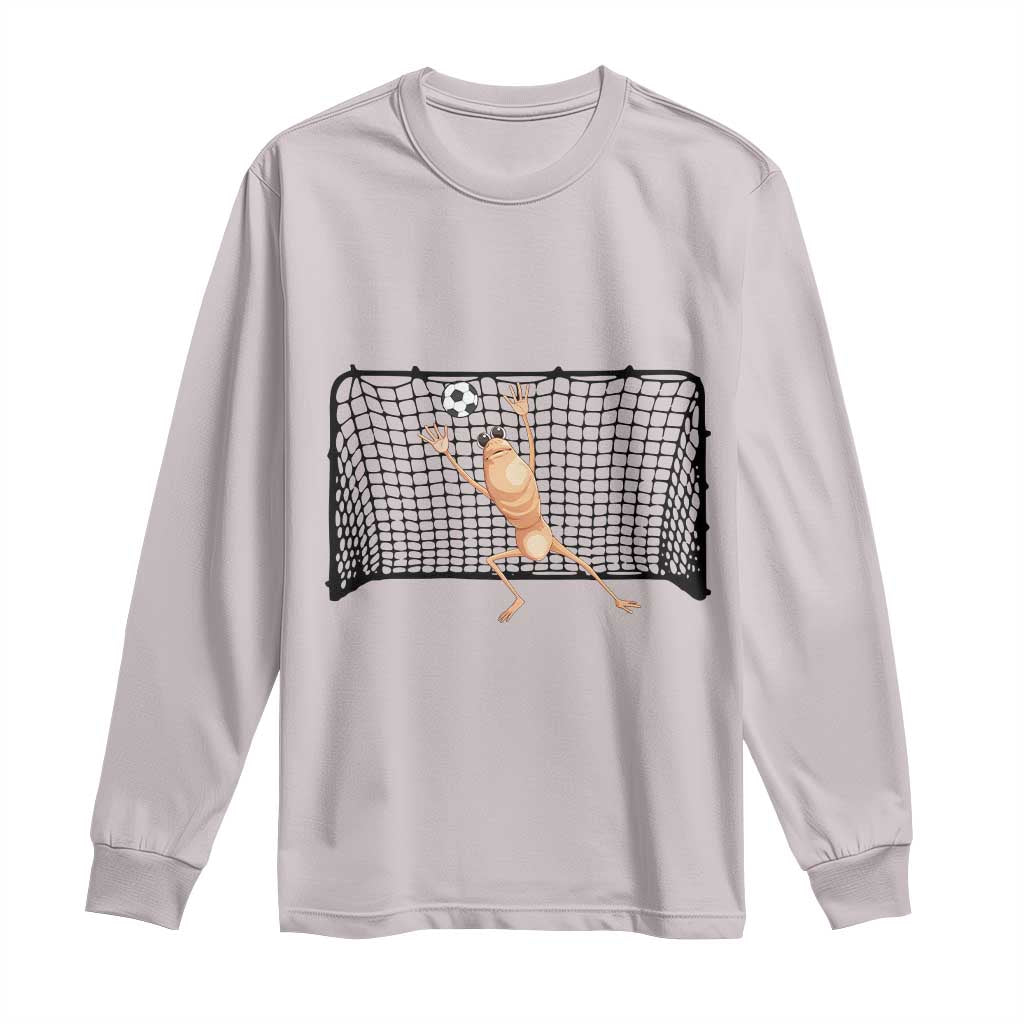 Funny Marcus The Worm Soccer Goalkeeper Gift Long Sleeve Shirt