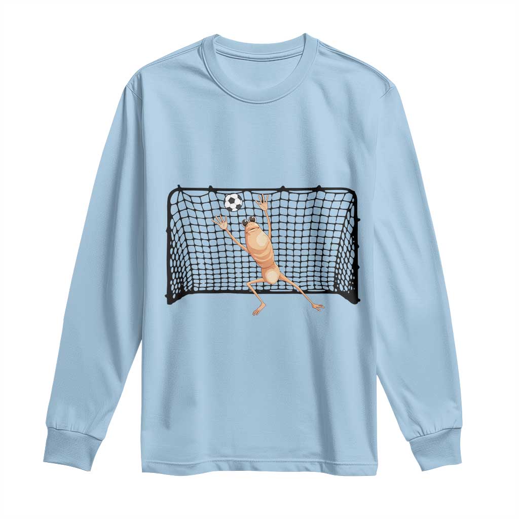 Funny Marcus The Worm Soccer Goalkeeper Gift Long Sleeve Shirt