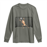 Funny Marcus The Worm Soccer Goalkeeper Gift Long Sleeve Shirt