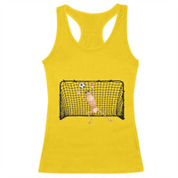 Funny Marcus The Worm Soccer Goalkeeper Gift Racerback Tank Top