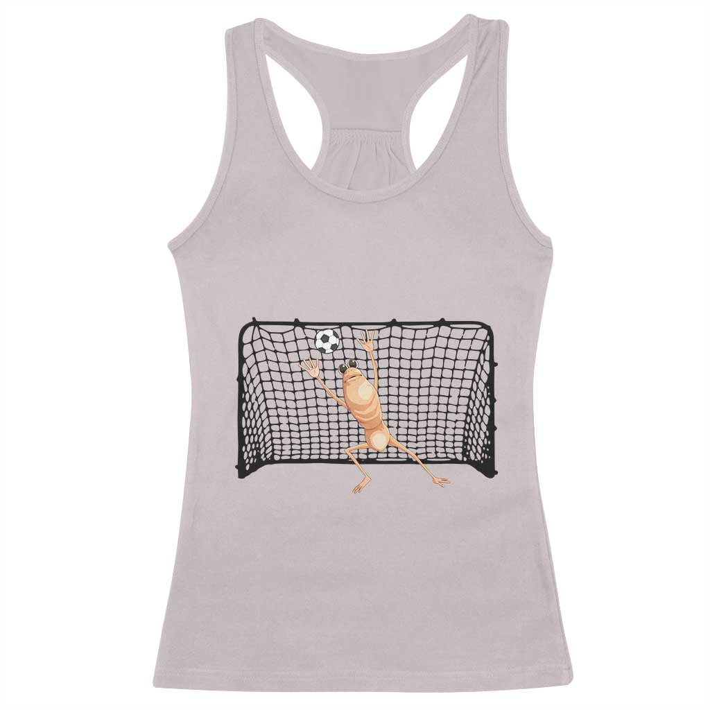 Funny Marcus The Worm Soccer Goalkeeper Gift Racerback Tank Top
