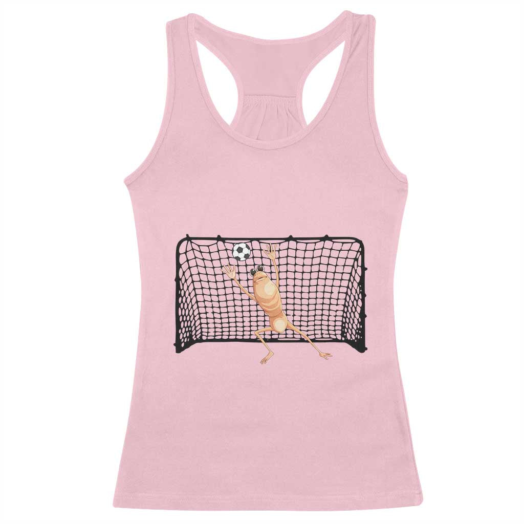 Funny Marcus The Worm Soccer Goalkeeper Gift Racerback Tank Top