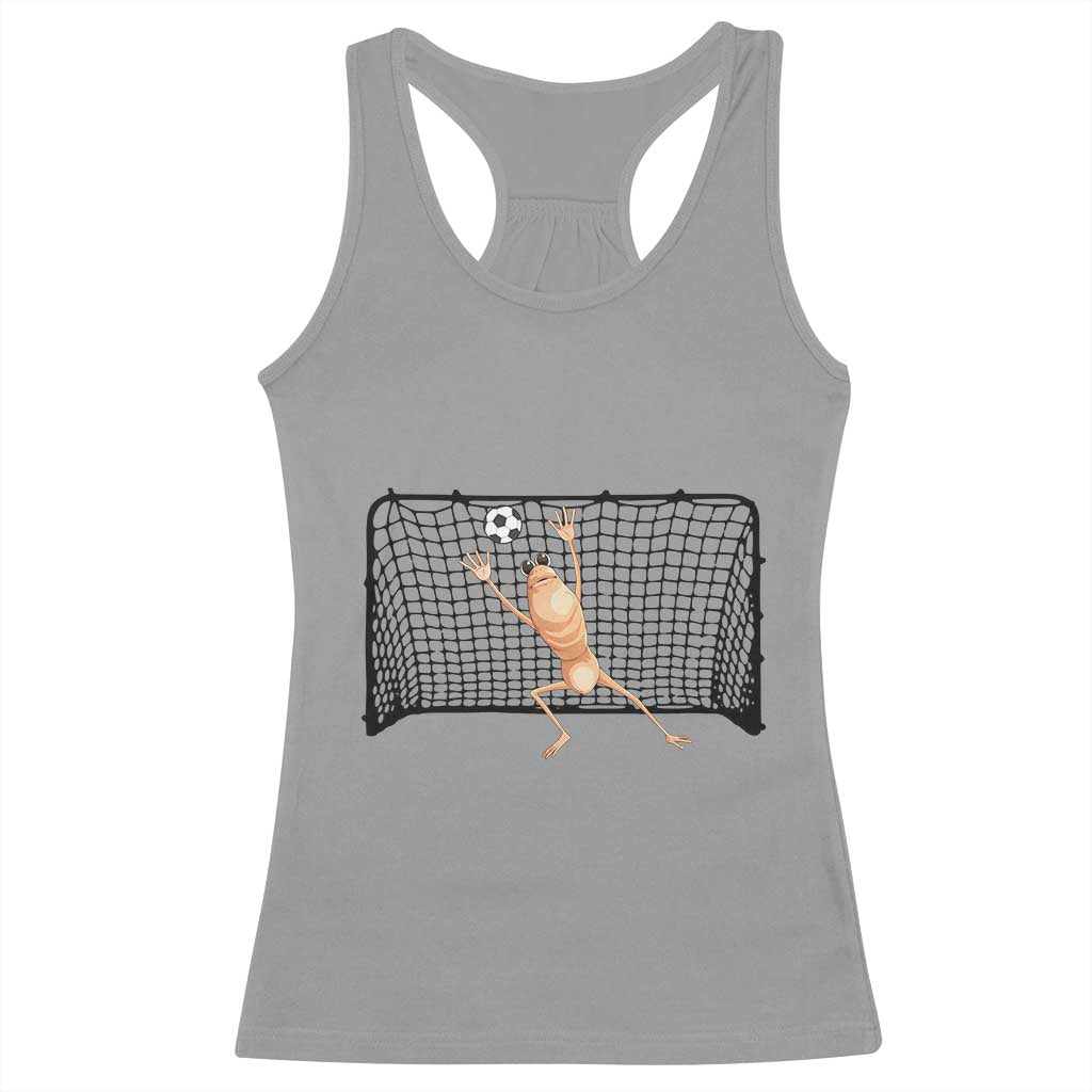 Funny Marcus The Worm Soccer Goalkeeper Gift Racerback Tank Top